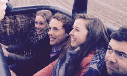 Met ons team de lucht in