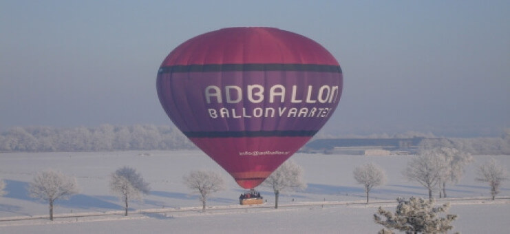 Sneeuw ballonvaart