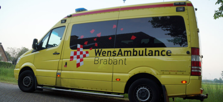 Met de wensambulance een ballonvaart maken