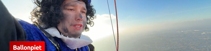 Sinterklaas vaart bij Ad Ballon!