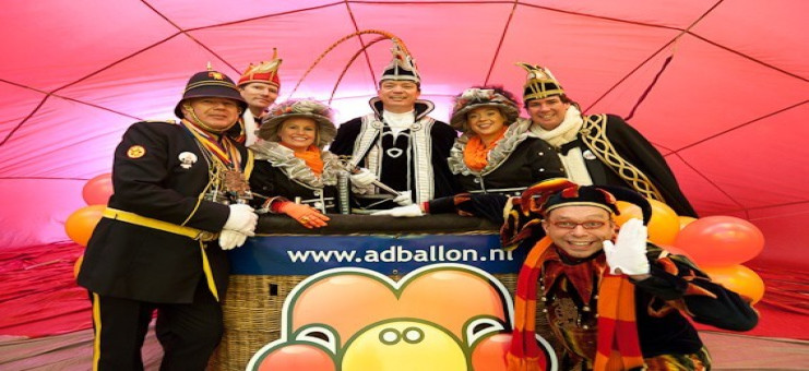 Installatie Prins Carnaval bij Ad Ballon