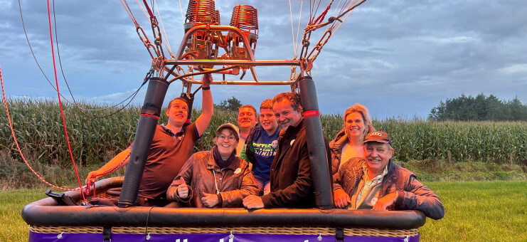 Ballonvaart voor Jumbo Breda en Prinsenbeek