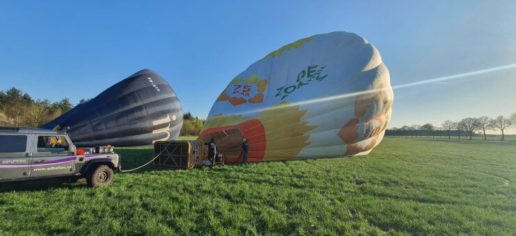 Nog één keer met het gezin de lucht in!