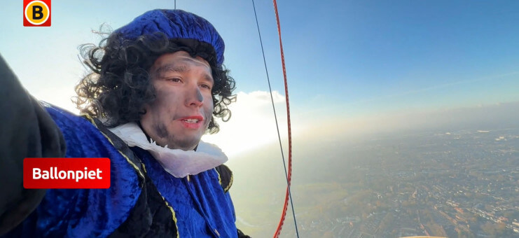 Sinterklaas vaart bij Ad Ballon!
