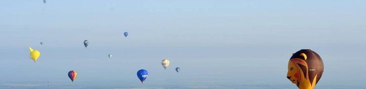 100 ballonnen over Het Kanaal