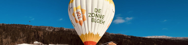 Ballonvaren in Filzmoos ( Oostenrijk) 