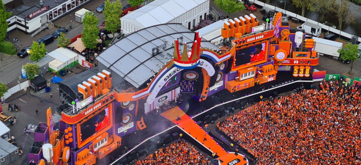Ballonvaart over 538 Koningsdag